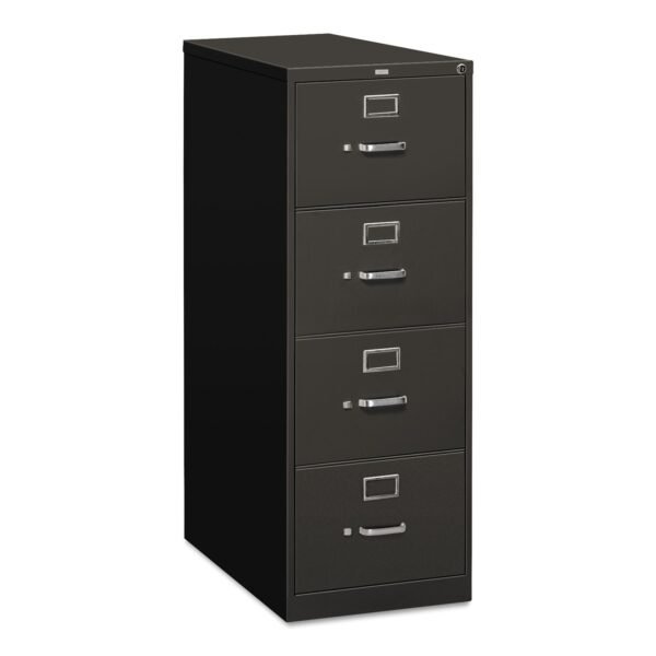 HON 310 Series Vertical File, 4 Legal-Size File Drawers, Charcoal, 18.25" x 26.5" x 52" (314CPS)