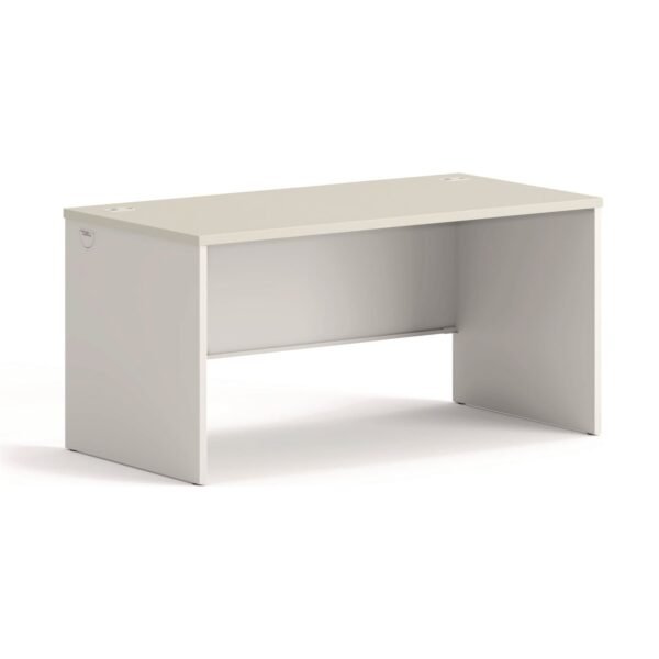 HON 38000 Series Desk Shell, 60" x 30" x 30", Light Gray/Silver (38932B9Q)