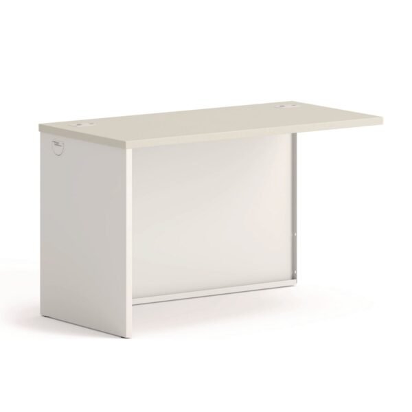 HON 38000 Series Return Shell, Left, 31.75w x 53.19d x 3.75h, Silver Mesh/Light Gray (38944LB9Q)