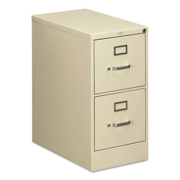 HON 510 Series Vertical File, 2 Letter-Size File Drawers, Putty, 15" x 25" x 29" (512PL)