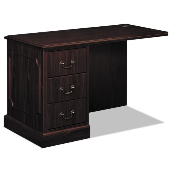 HON 94000 Series "L" Workstation Left Return, 48w x 24d x 29.5h, Mahogany (94216LNN)