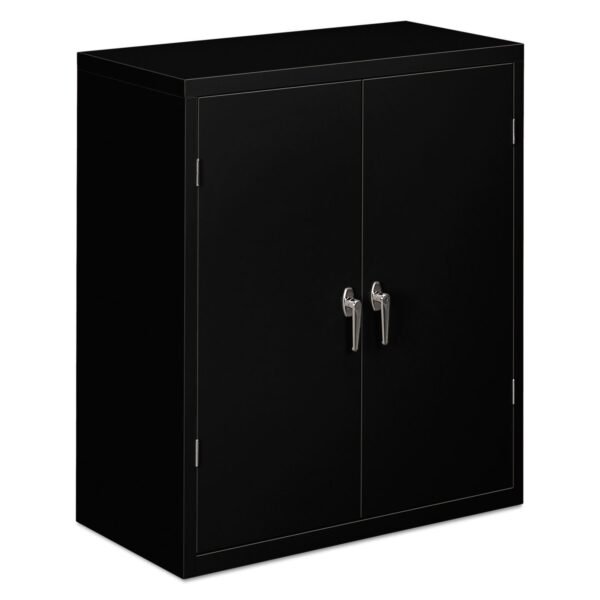 HON Assembled Storage Cabinet, 36w x 18d x 42h, Black (SC1842P)