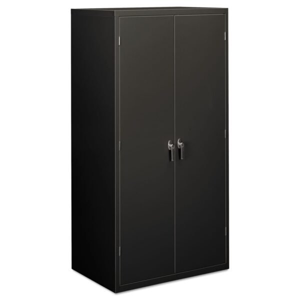 HON Assembled Storage Cabinet, 36w x 24.25d x 71.75, Charcoal (SC2472S)