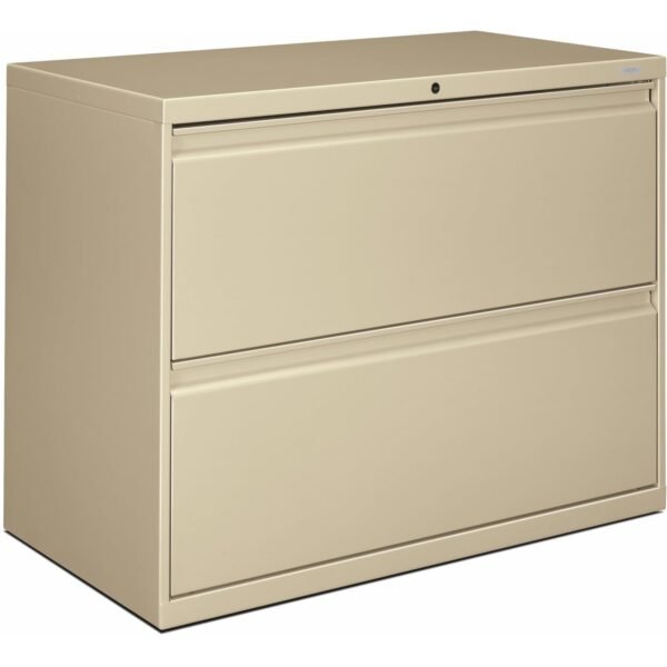 HON Brigade 800 H882 Lateral File 28.4" Height x 36" Width x 19.3" Depth - 2 - Finish: Putty (882LL)