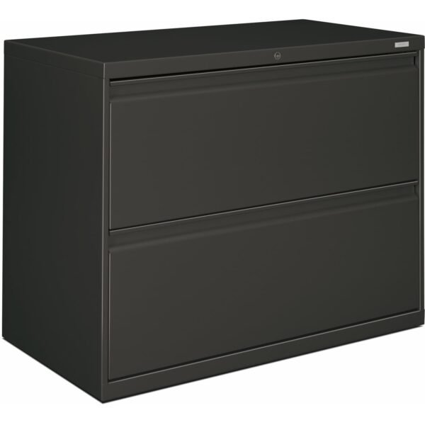 HON Brigade 800 H882 Lateral File 28.4" Height x 36" Width x 19.3" Depth - 2 - Finish: Charcoal (882LS)