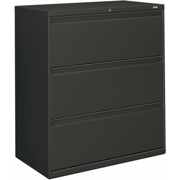 HON Brigade 800 H883 Lateral File 40.9" Height x 36" Width x 18" Depth - 3 - Finish: Charcoal (883LS)