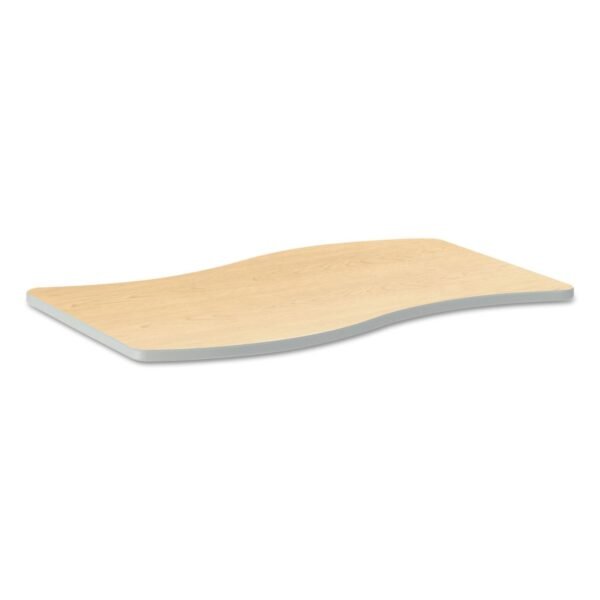 HON Build Ribbon Shape Table Top, 54w x 30d, Natural Maple (SW3054ENDK)