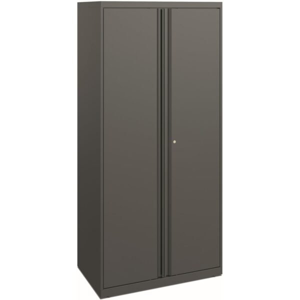 HON Flagship HFMSC186430RWB Storage Cabinet 30" Depth x 64" Height - Lockable, Leveling Glide, Removable Lock, Key Lock, Modular - Charcoal - Charcoal (SC186430LGS)