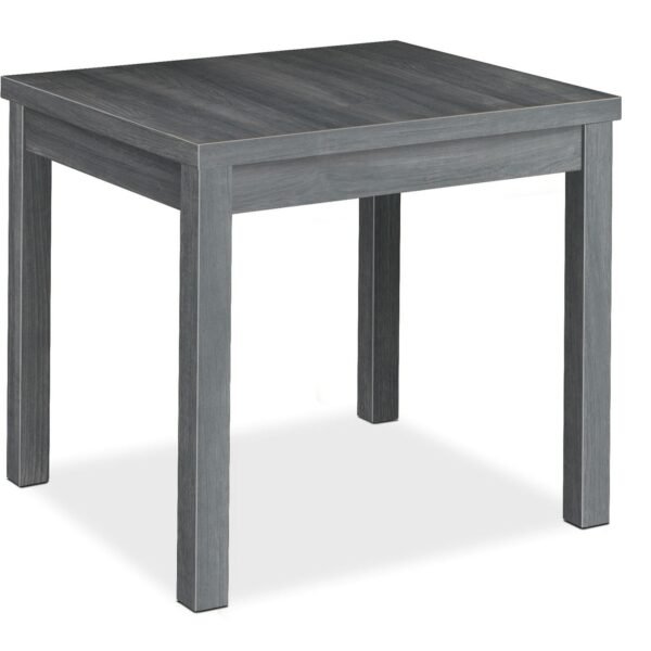 HON H80193 End Table 20" Height x 20" Width x 24" Length - Sterling Ash - 1 Each (80193LS1)
