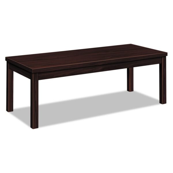 HON Laminate Occasional Table, Rectangular, 48w x 20d x 16h, Mahogany (80191NN)