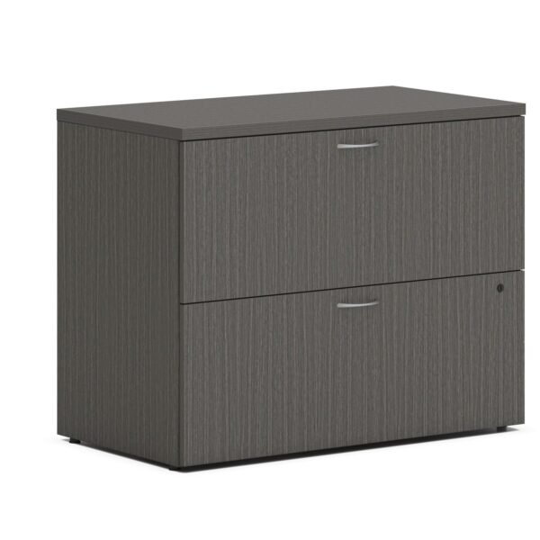 HON Mod HLPLLF3620L2 Lateral File 29" Height x 36" Width x 20" Depth - 2 - Finish: Slate Teak (LLF3620L2LS1)