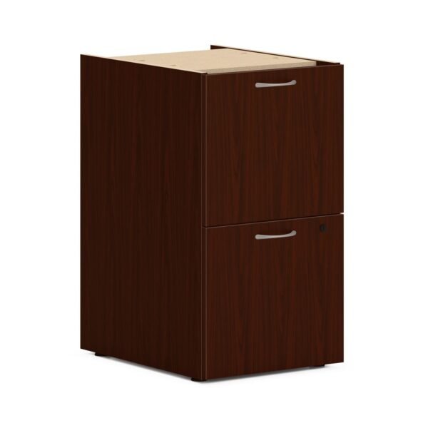 HON Mod HLPLPSFF Pedestal 28" Height x 15" Width x 20" Depth - 2 x File Drawer(s) - Finish: Traditional Mahogany (PLPSFFLT1)
