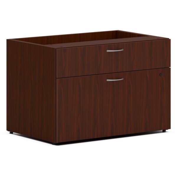 HON Mod Low Personal Credenza | 2 Drawers | 30"W | Traditional Mahogany Finish 21" Height x 30" Width x 20" Depth - 2 x Storage, File Drawer(s) - Finish: Traditional Mahogany...