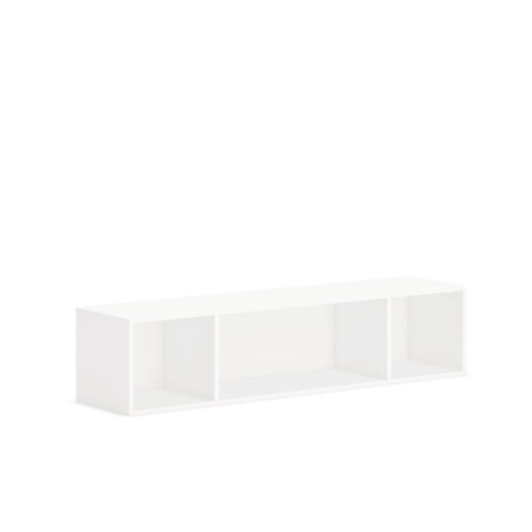 HON Mod Wall Mounted Storage | Open | 60"W | Simply White Finish 39.8" Height x 60" Width x 14" Depth - Finish: Simply White (PLWMH60LP1)