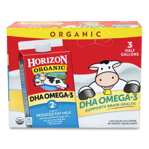 Horizon Organic Organic 2% Milk, 64 oz Carton, 3/Carton (90200055)