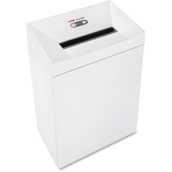 HSM Pure 530 - 3/16" x 1 1/8" Continuous Shredder - Particle Cut - 16 Per Pass - for shredding Staples, Paper, Paper Clip, Credit Card, CD, DVD - 0.188" x 1.125" Shred Size -...