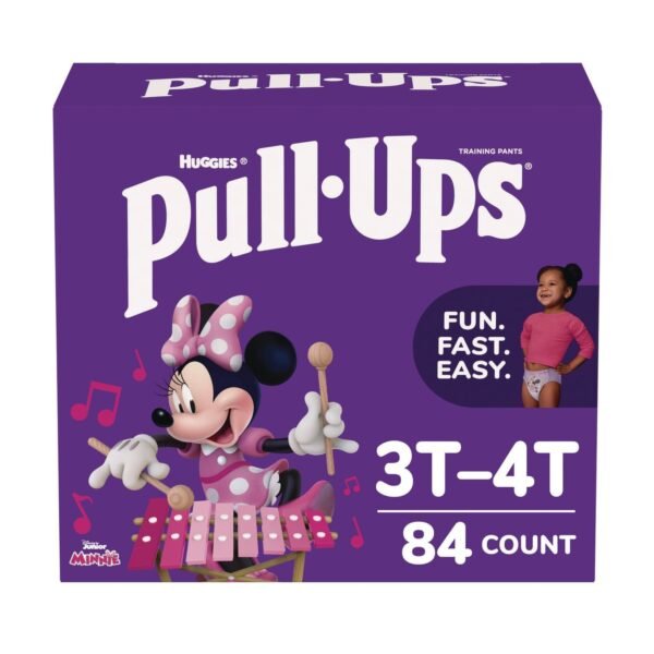Huggies® Girls Potty Training Pull-Ups, 3T-4T, Size 5, 32-40 lbs, 84 Pack (45269)