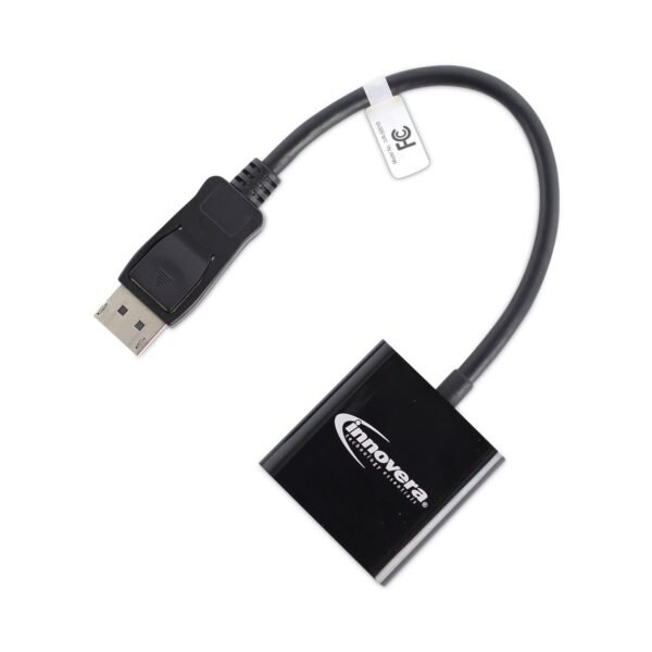 Innovera DisplayPort to VGA Adapter, 0.65 ft, Black (IVR50010)
