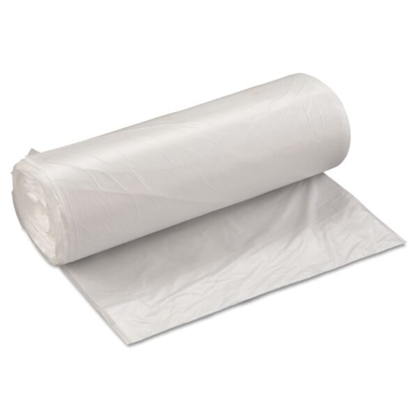 Inteplast Group High-Density Commercial Can Liner Value Pack, 60 gal, 19 mic, 38" x 58", Clear, Interleaved Roll, 25 Bags/Roll, 6 Rolls/CT (VALH3860N22)