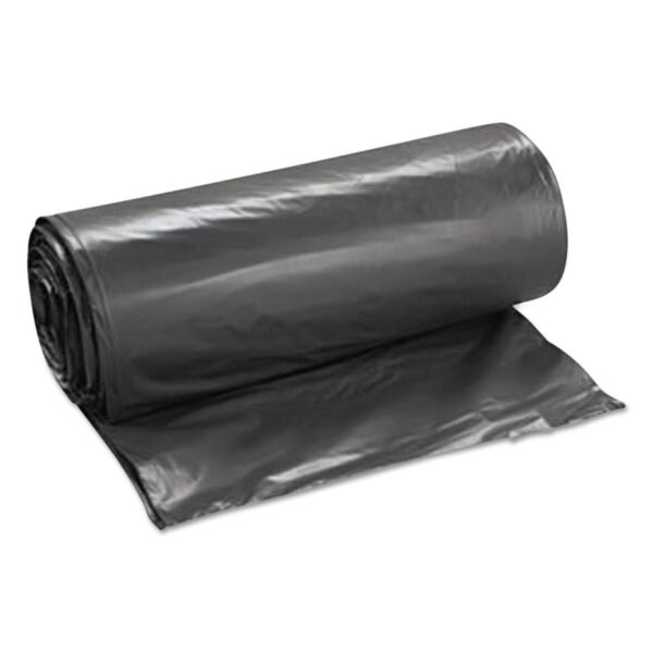 Inteplast Group Low-Density Commercial Can Liners, 45 gal, 1.15 mil, 40" x 46", Black, Interleaved Roll, 30 Bags/Roll, 4 Rolls/Carton (LG4046SPKC)