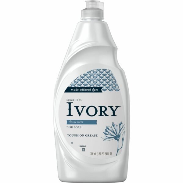 Ivory Dish Detergent, Classic Scent, 24 oz Bottle, 10/Carton, 85 Cartons/Pallet, 850 Total Bottles