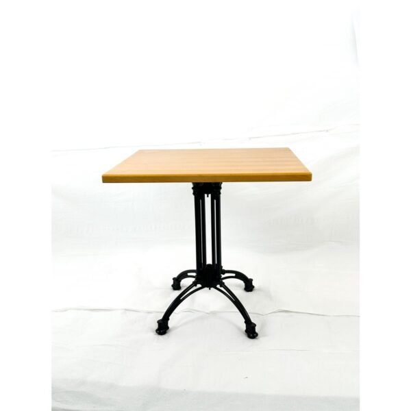 JMC Furniture Solid Wood Tables, Cast Aluminum Base, Square, 36w x 36d x 29.75h, Natural (106C3636D)