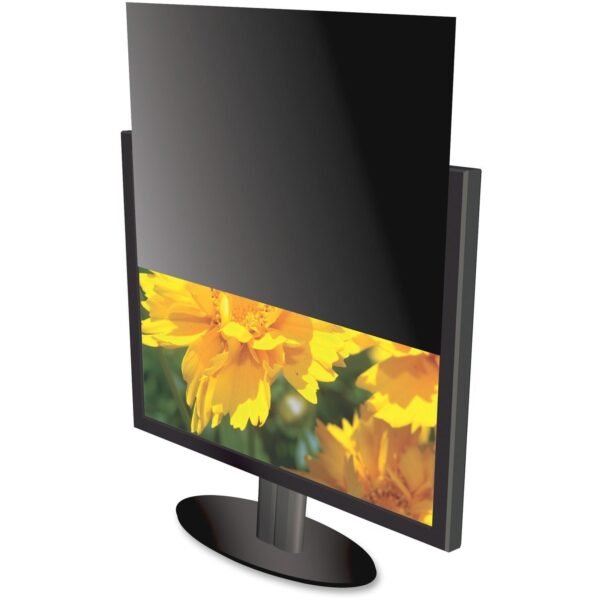 Kantek 16:9 Ratio LCD Monitor Privacy Screen Black For 20" WidescreenMonitor - 16:9 - PET (Film) - 1 Each (SVL20W9)