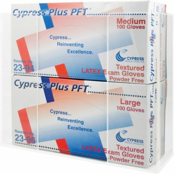 Kantek Acrylic Glove Box Holder 10.7" Height x 10.3" Width x 3.8" Depth - Acrylic - Clear - 1 Each (AH120)