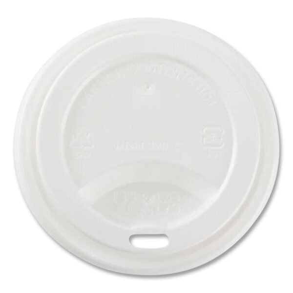 Karat Hot Cup Lids, Fits 8 oz Paper Hot Cups, Sipper Lid, White, 1,000/Carton (CKDL508WPP)