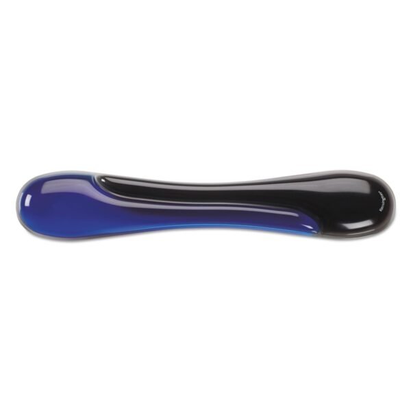 Kensington Duo Gel Wave Keyboard Wrist Rest, 22.62 x 5.12, Blue (62397)