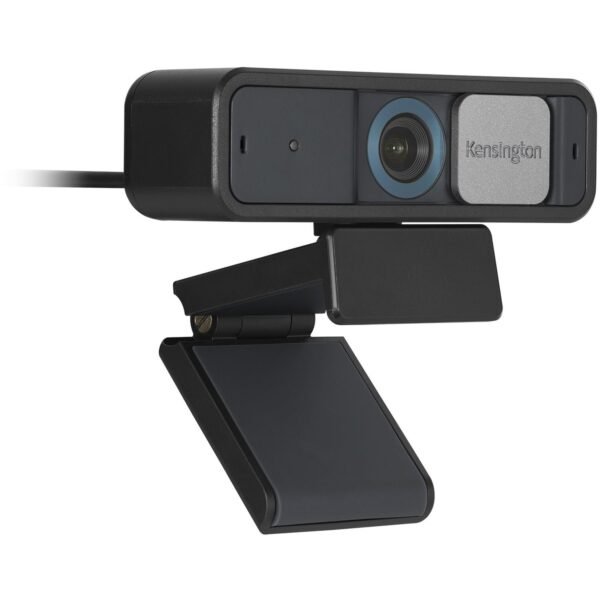 Kensington W2050 Webcam - 30 fps - Black - USB Type C - 1 Pack(s) 1920 x 1080 Video - Auto-focus - 360° Angle - 2x Digital Zoom - Microphone - For Notebook, Computer (81176)