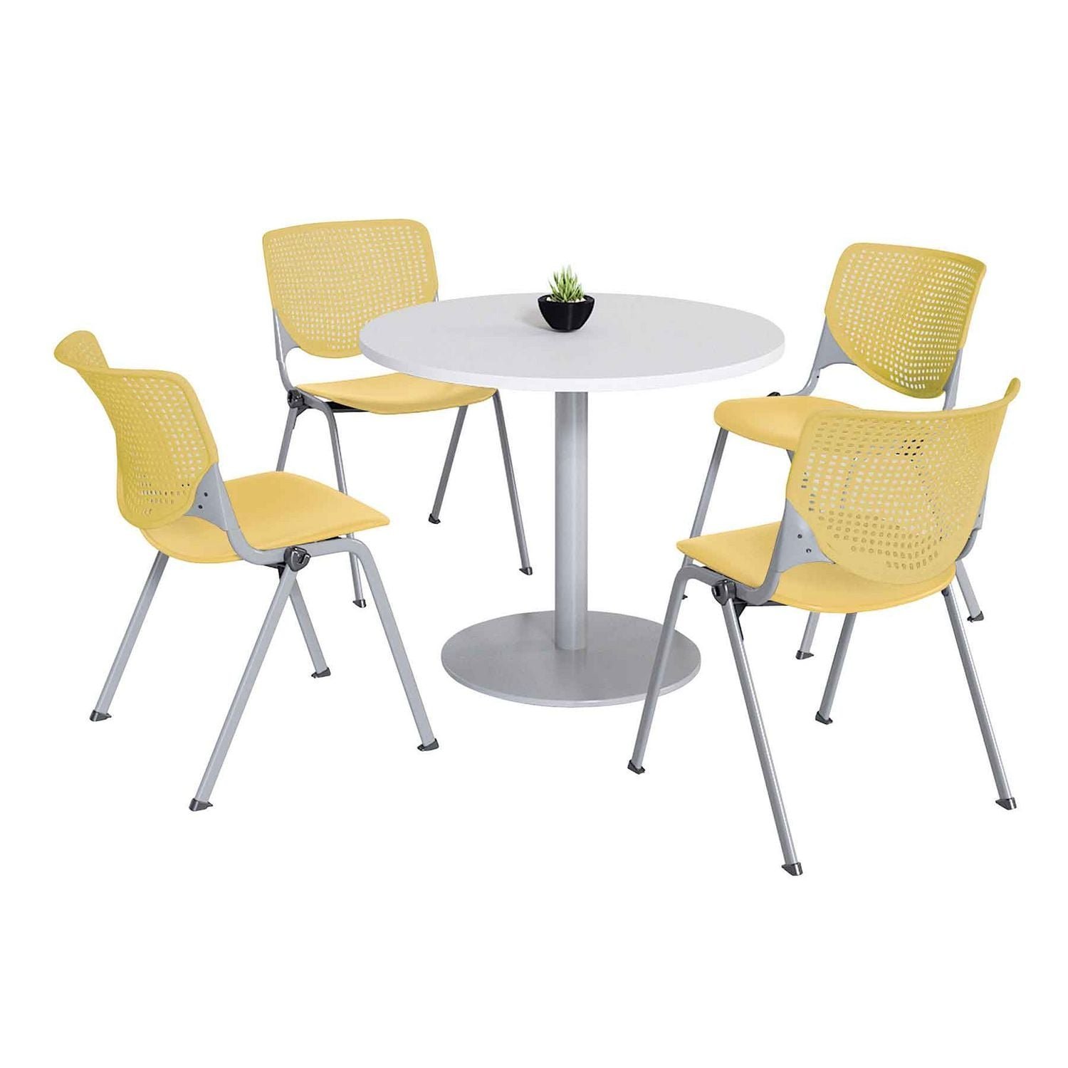 kfi-studios-pedestal-table-with-four-yellow-kool-series-chairs-round-36-.jpg
