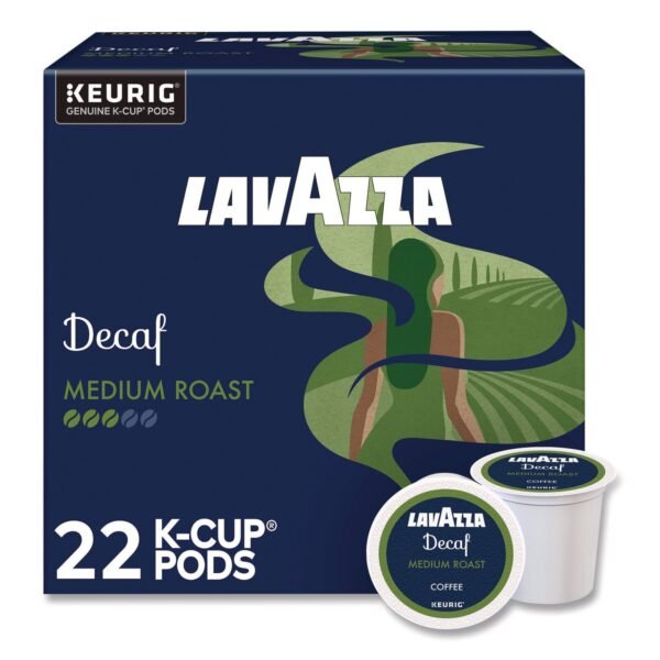 Lavazza Classico Coffee K-Cups, Decaf, 0.41 oz, 22/Box (5000375720)