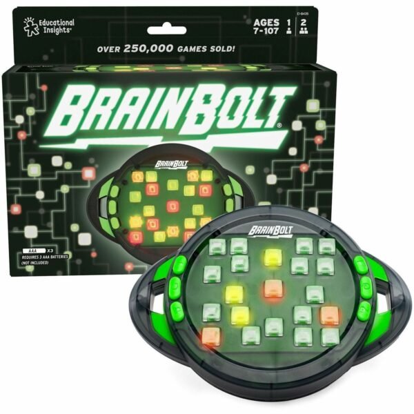Learning Resources BrainBolt Memory Game Multimedia Handheld Learning Device - Theme/Subject: Learning - 7 Year & Up - Multi (8435)