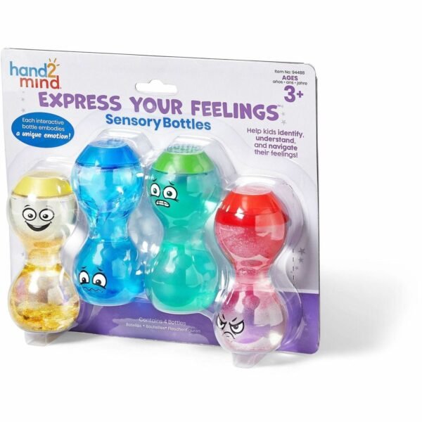 Learning Resources Express Your Feelings Sensory Bottles Theme/Subject: Learning - Skill Learning: Feeling, Emotion, Self Awareness - 3+ - 4/Set - 1 Each (94488)