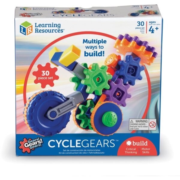 Learning Resources Gears! Cycle Gears Building Kit Theme/Subject: Learning - Skill Learning: Building, STEM, Critical Thinking, Creativity, Fine Motor, Cause & Effect, Eye-hand...