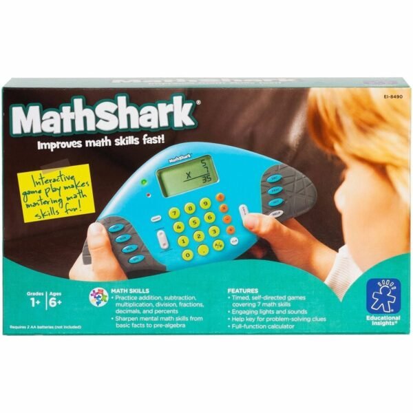 Learning Resources Handheld MathShark Game Theme/Subject: Learning - Skill Learning: Mathematics, Addition, Subtraction, Multiplication, Division, Fraction, Decimal, Percent,...