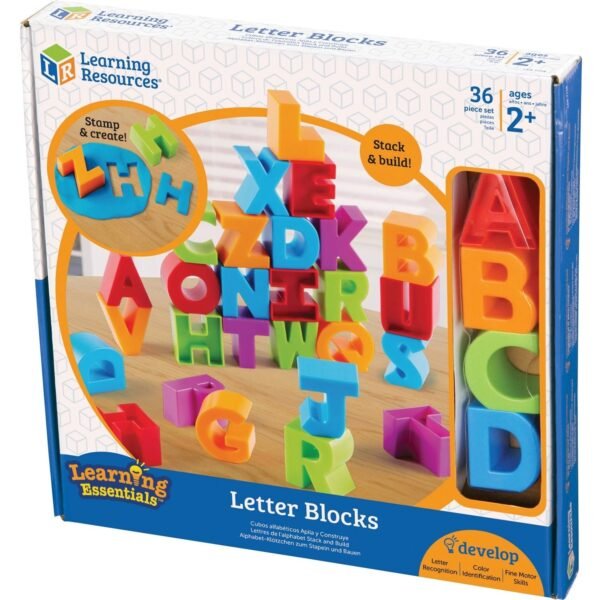 Learning Resources Letter Blocks Theme/Subject: Learning - Skill Learning: Visual, Letter Recognition, Alphabetical Order, Color Identification, Word Building, Fine Motor,...