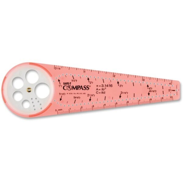 Learning Resources Safe-T Compass Plastic - Orange - 1 Each (LER45761)