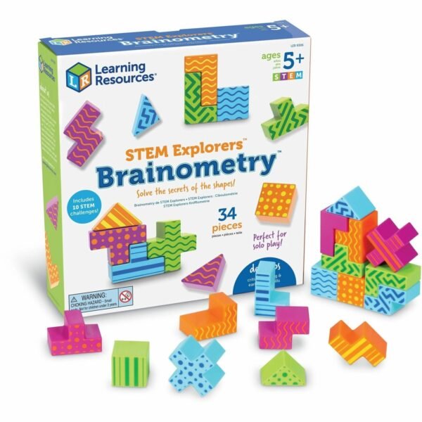 Learning Resources STEM Explorers Brainometry Theme/Subject: Learning, Fun - 5+ - 34 Pieces - Multi (LER9306)