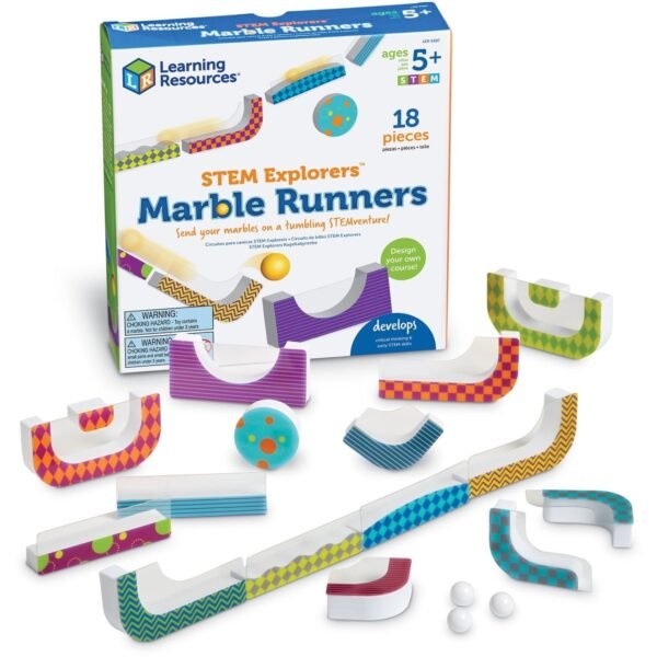 Learning Resources STEM Explorers Marble Runners STEM Toy - 5-10 Year (LER9307)