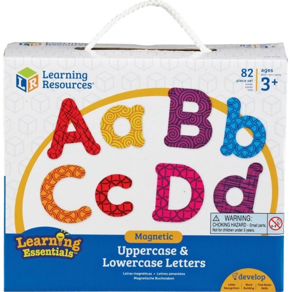 Learning Resources Upper/Lower Case Magnetic Letters Learning Theme/Subject - Lowercase Letters, Uppercase Letters Shape - Magnetic - Wear Resistant, Tear Resistant - 82 / Set...