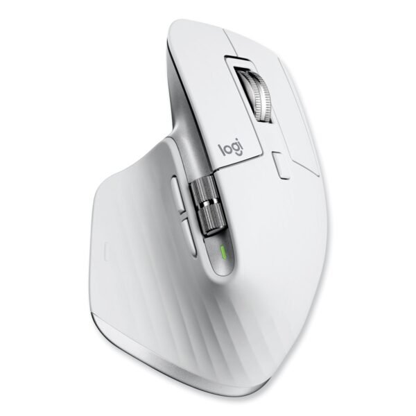 Logitech MX Master 3S Performance Wireless Mouse, 2.4 GHz Frequency/32 ft Wireless Range, Right Hand Use, Pale Gray (910006558)