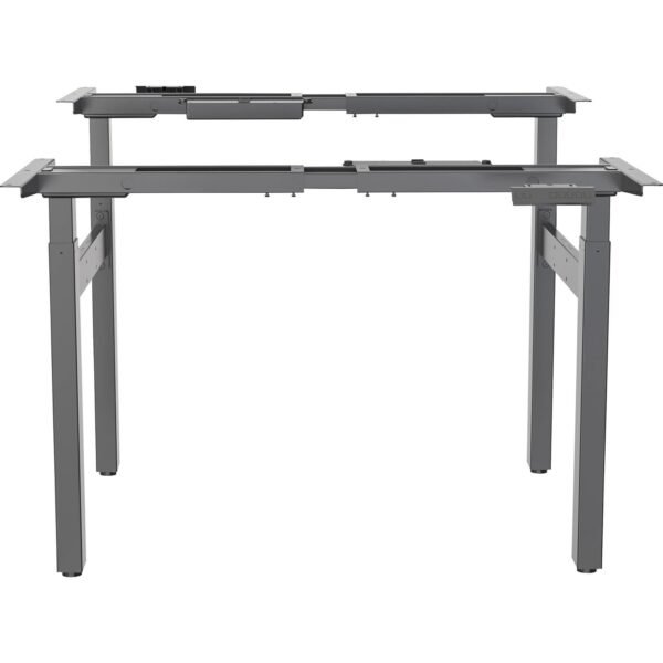 Lorell 2-Tier Sit/Stand Double Base 220 lb Capacity - 28.30" to 46" Adjustment - 71" Height x 42.50" Width x 22" Depth - Assembly Required - 1 Each (LLR25959)