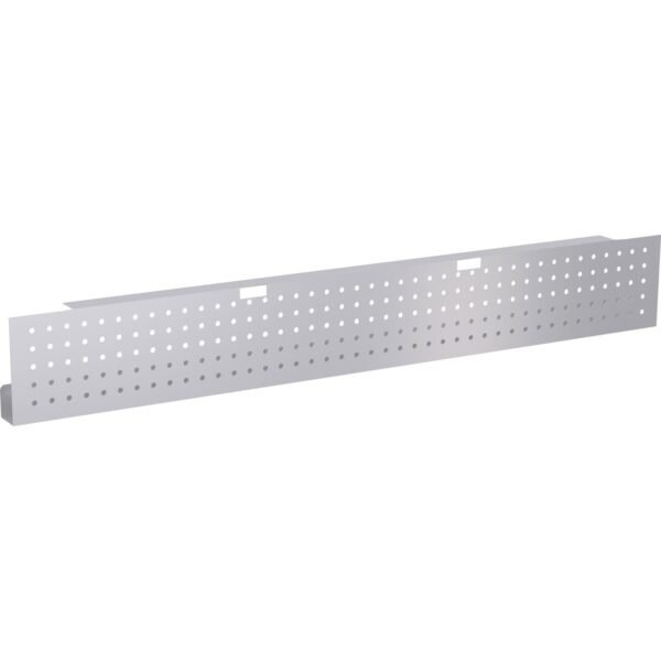 Lorell 72" Training Table Modesty Panel 66" Width x 3" Depth x 10" Height - Steel - Metallic Silver - 1 Each (LLR61633)