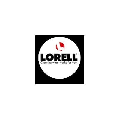 Lorell Chair Fabric Seat Material - Mesh Back Material - High Back - 5-star Base - Black - Armrest - 1 Each (63210)