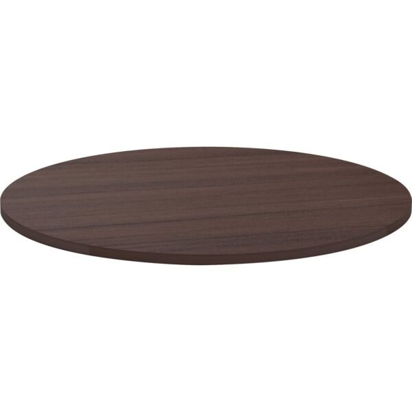 Lorell Essentials Conference Tabletop Espresso Round Top - Contemporary Style - 1" Table Top Thickness x 42" Table Top Diameter - Assembly Required - 1 Each (LLR18255)