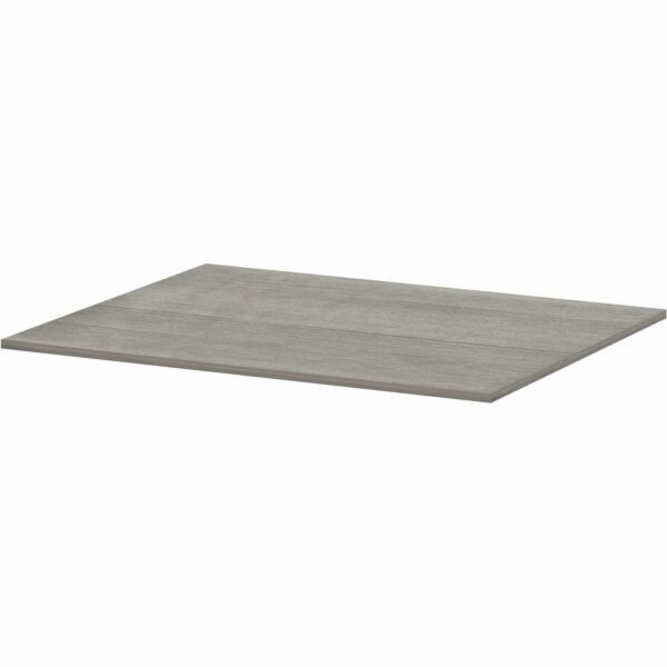 Lorell Essentials Modular Conference Tables 1" Height x 59" Width x 47" Depth - Band Edge - Weathered Charcoal Table Top - Modular, Eco-friendly - For Meeting, Office (LLR16323)