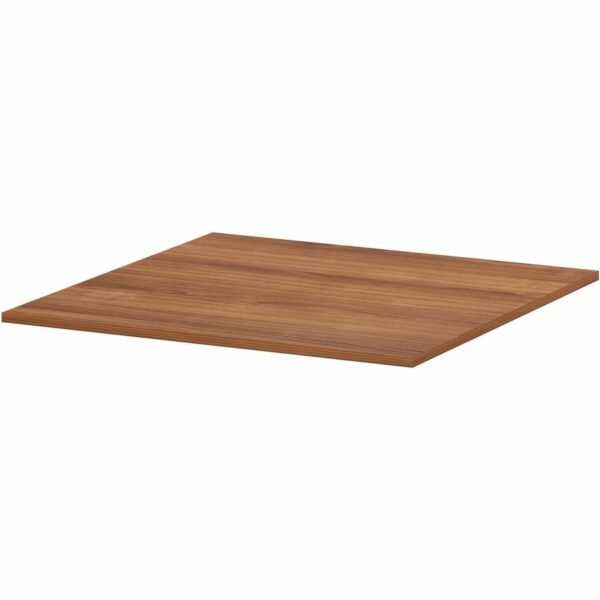 Lorell Essentials Modular Conference Tables 47" Width x 47" Thickness x 1" Length - Band Edge - Walnut Table Top - Modular, Eco-friendly - For Meeting, Office (LLR16342)