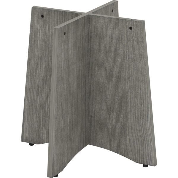 Lorell Essentials Round Conference Table Base 29" Height x 29.50" Width x 29.50" Depth - Assembly Required - Weathered Charcoal - 1 Each (LLR69589)